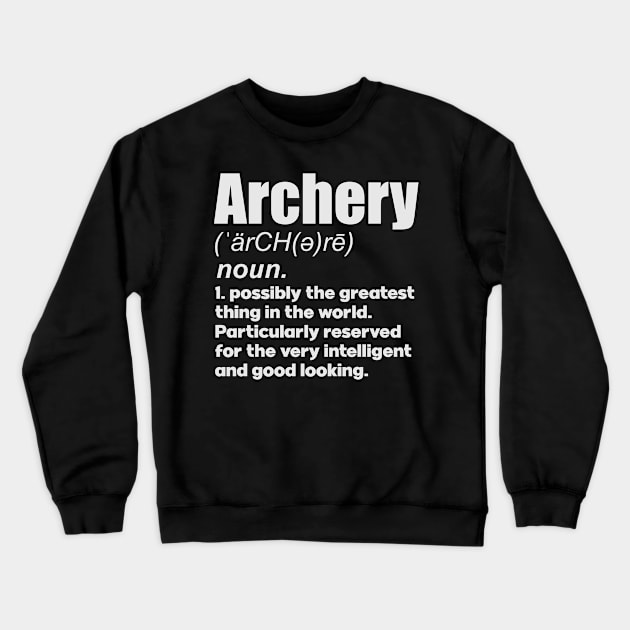 Archery girl coach gift Crewneck Sweatshirt by SerenityByAlex